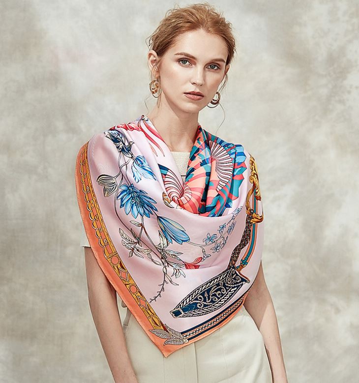Custom Lady Silk Scarf Manufacturer